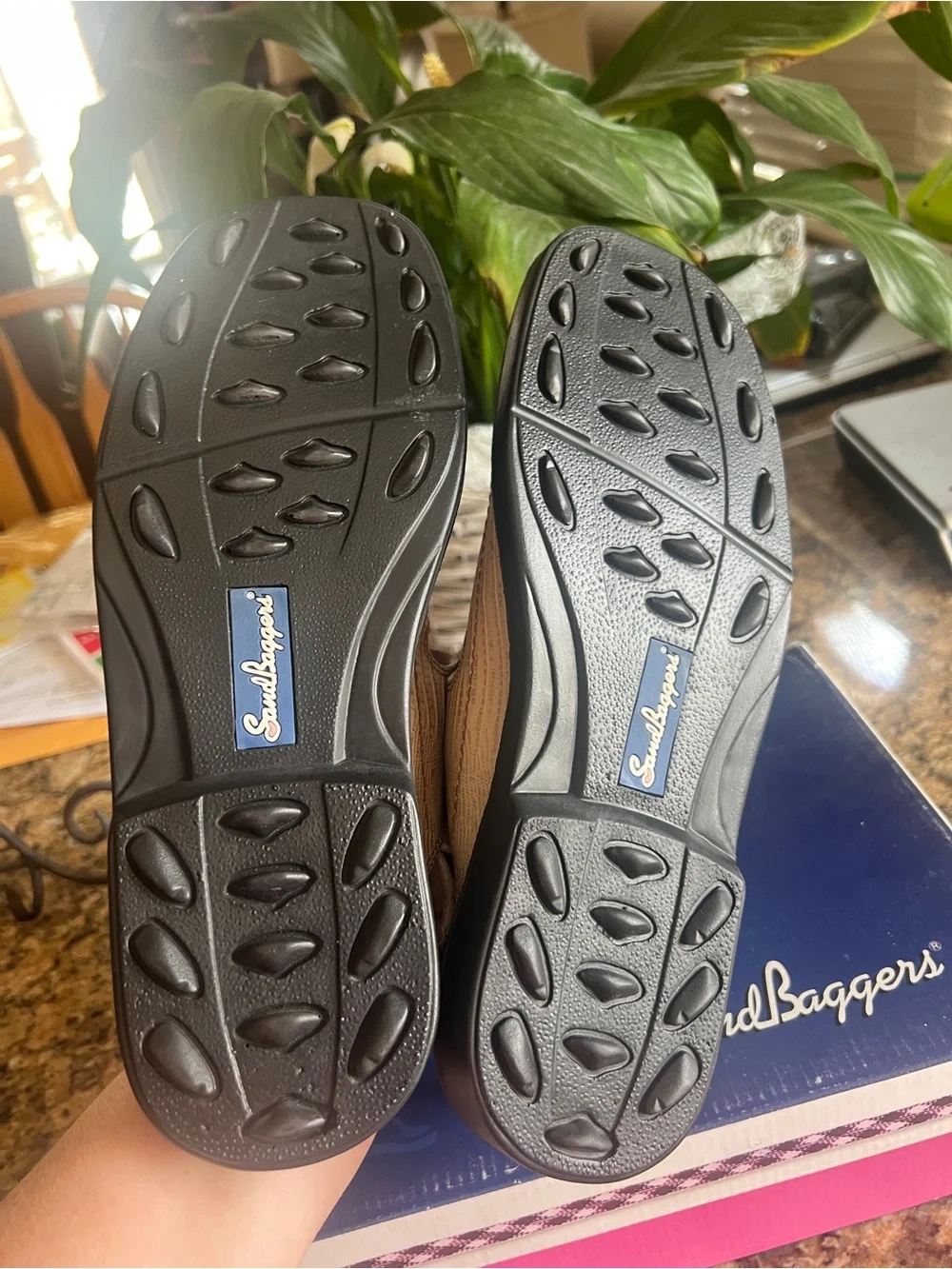 Sandbaggers leather upper